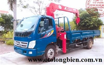 Xe tải Thaco ollin gắn cẩu tự hành 3-5 tấn 2023